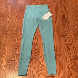 lululemon athletica ocean blue leggings